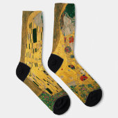 Berühmte Kunstmalerei Golden "The Kiss" Gustav Kli Socken (Rechts)