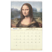 Berühmte Kunstwerke aller Zeiten Kalender (Feb 2027)