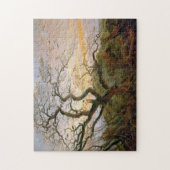Berühmte Malerei des Caspar David Puzzle (Vertikal)