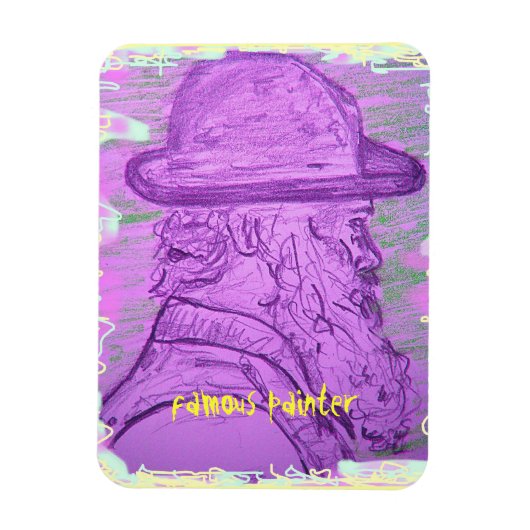 berühmte Malerkunst Magnet (Vertikal)