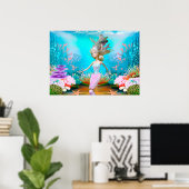 Berühmte Meerjungfrau Poster (Heimbüro)
