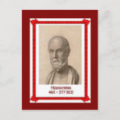 Berühmte Menschen, Hippokrates, Postkarte (Vorderseite)