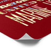 Berühmte Orte in Louisville, Kentucky. Poster (Ecke)