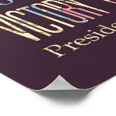 Berühmte Orte Indianapolis, Indiana. Poster (Ecke)