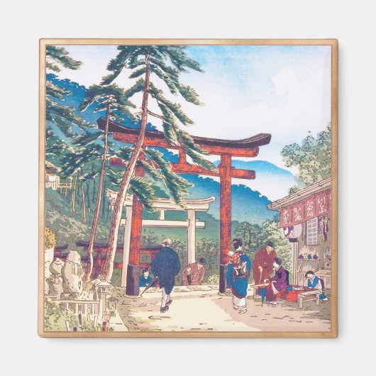 Berühmte Orte Kyōto - Fushimi Inari-Landschaft Magnet (Vorne)