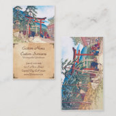 Berühmte Orte von Kyoto- - FushimiInari Landschaft Visitenkarte (Vorne/Hinten)