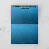 Berühmte Puppe, gekleidet als Meerjungfrau Karte (Innenseite)