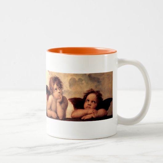 Berühmte RAPHAEL-ENGEL, die Bild, Engels-Tasse Zweifarbige Tasse (Rechts)