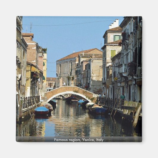 Berühmte Region, Venedig, Italien Magnet (Vorne)