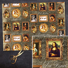 Berühmte Renaissance Art Gerahmte Antike Dekoratio Seidenpapier