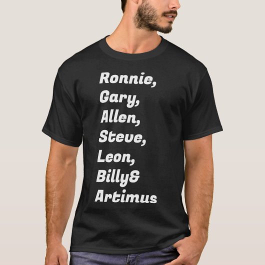 Berühmte Rock Band Classic T - Shirt (Vorderseite)
