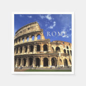 Berühmte Ruinen des Kolosseums | Rom Serviette (Vorderseite)