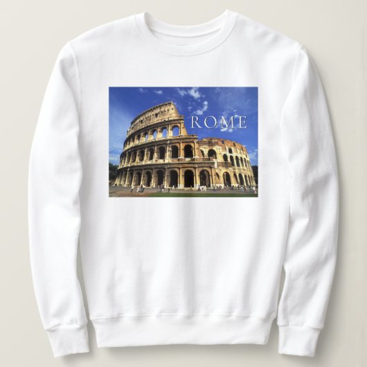 Berühmte Ruinen des Kolosseums | Rom Sweatshirt (Design vorne)