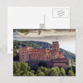 Berühmte Schlossruinen, Heidelberg, Deutschland Postkarte (Vorne/Hinten)