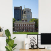 Berühmte Unabhängigkeitshalle Poster (Heimbüro)