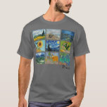 Berühmte Van Gogh Gemälde Sonnenblumen Starry Nigh T-Shirt<br><div class="desc">Berühmte Van Gogh Gemälde Sonnenblumen Starry Night .</div>