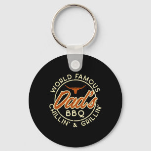 Berühmte Väter der Welt Bbq Grillen Byrbecue Vater Schlüsselanhänger