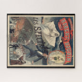 Berühmte Viktorianische Magier, Vintage Magie-Show Puzzle (Horizontal)