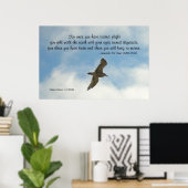 Berühmte Worte: Flight - Seagull - Poster (Heimbüro)