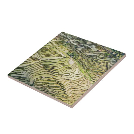 Berühmte Yuanyang Rice Terraces - Yunnan, China Fliese (Seite)