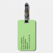 Berühmte Yuanyang Rice Terraces - Yunnan, China Gepäckanhänger (Rückseite vertikal)