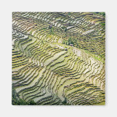 Berühmte Yuanyang Rice Terraces - Yunnan, China Magnet (Vorne)