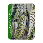 Berühmte Yuanyang Rice Terraces - Yunnan, China Magnet (Vertikal)