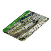 Berühmte Yuanyang Rice Terraces - Yunnan, China Magnet (Linke Seite)