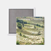 Berühmte Yuanyang Rice Terraces - Yunnan, China Magnet (Vorderseite/Rückseite)