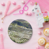 Berühmte Yuanyang Rice Terraces - Yunnan, China Pappteller (Party)