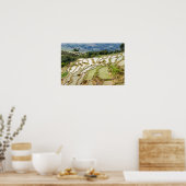 Berühmte Yuanyang Rice Terraces - Yunnan, China Poster (Küche)