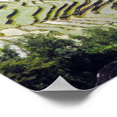 Berühmte Yuanyang Rice Terraces - Yunnan, China Poster (Ecke)