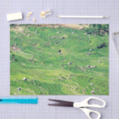 Berühmte Yuanyang Rice Terraces - Yunnan, China Seidenpapier (Handwerk)