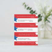 Berühmte Zitate des Präsidenten + Person Frauen Ma Postkarte (Stehend Vorderseite)