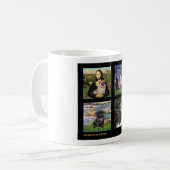Berühmter Art Mops Composite #1 Kaffeetasse (Vorderseite Links)