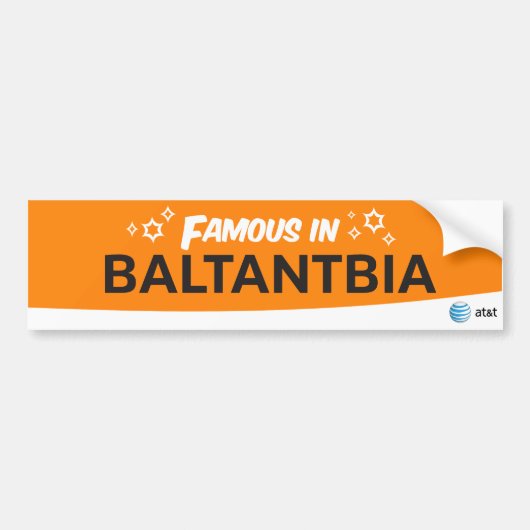 Berühmter Aufkleber AT&Ts Autoaufkleber (Vorne)