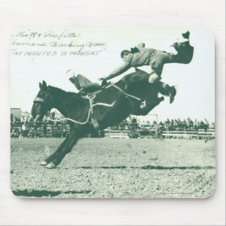Berühmter Bucking Bronco Fünf Minuten Mousepad