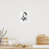 berühmter Denker: Friedrich Nietzsche Poster (Küche)