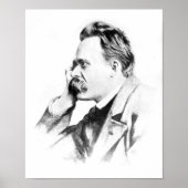 berühmter Denker: Friedrich Nietzsche Poster (Vorne)