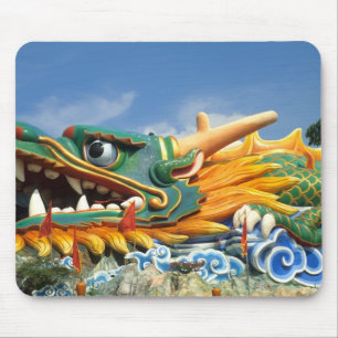 Berühmter Drache auf Haw Par Villa in Singapur As Mousepad