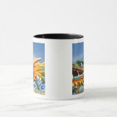 Berühmter Drache auf Haw Par Villa in Singapur Asi Tasse (Zentrum)