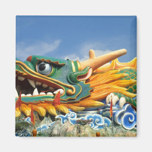 Berühmter Drache im Haw Par Villa in Singapur Asie Magnet