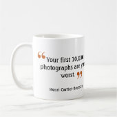 Berühmter Fotograf Zitat 3 Vintages Kamerabild Kaffeetasse (Links)