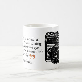 Berühmter Fotograf-Zitat 6 Vintages Kamerabild Kaffeetasse