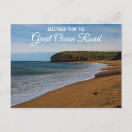 Berühmter Gruß an Bells Beach Great Ocean Road Postkarte