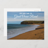 Berühmter Gruß an Bells Beach Great Ocean Road Postkarte (Vorne/Hinten)