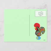 Berühmter Hahn Barcelos Nr 06 froher Weihnachten (Rückseite)