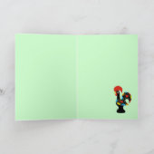 Berühmter Hahn Barcelos Nr 09 froher Weihnachten (Innenseite)