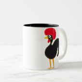 Berühmter Hahn von Barcelos 01 Zweifarbige Tasse (VorderseiteRechts)