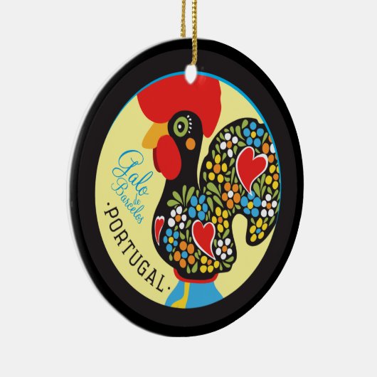 Berühmter Hahn von Barcelos #06 - Galo Barcelos Keramikornament (Rechts)